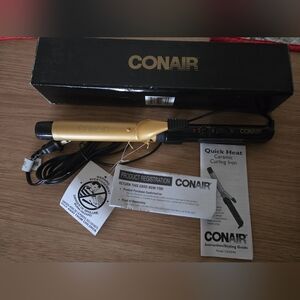 NIB Conair Gold Ceramic Curling Iron
